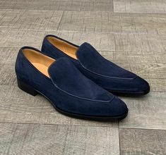 Hot+Sale+Classic+men+navy+blue+shoes,+dress+suede+shoes+for+men,+loafer+slip+ons+shoes Shoe+Structure+Are+Divided+Into+Following+Parts: 1.+Baseline+leather+sole+ 2.+100%+Leather+heel+made 3.+Best+finishing+navy+blue+suede 4.+Manufacture+used+loafer+fastening 5.+Best+lining+with+leather+on... Nora Universe, Mens Formal Boots, Patina Shoes, Brown Formal Shoes, Slip Ons Shoes, Ons Shoes, Dark Outfit, Black Leather Dress Shoes, Black Oxford Shoes