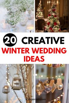 the top 20 creative winter wedding ideas