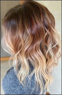 Auburn Ombre Hair, Auburn Balayage, Strawberry Blonde Hair Color, Blond Balayage, Caramel Highlights, Hair Color Auburn