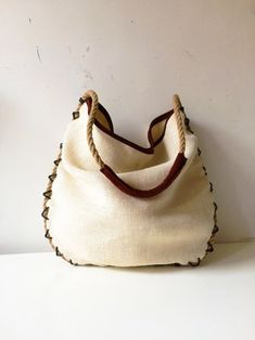 Summer Purse, Hemp Bag, Jute Tote Bag, Summer Purses, Jute Tote Bags, Jute Totes, Green Handbag, Green Purse, Hemp Rope