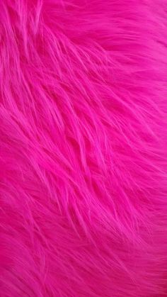 the bright pink fur is very soft