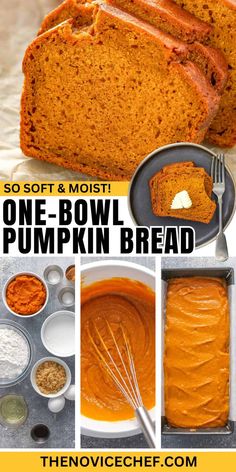 pumpkin bread is so soft and moist it's easy to make