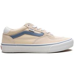 Elevate Your Shoe Collection With These Stylish Vans Rowan Sneakers. The Cream/Light Navy Colorway And Solid Pattern Make Them A Versatile Addition To Any Outfit. The Canvas Upper Material And Lining Material Provide Comfort And Durability, These Sneakers Feature A Low Top Shoe Shaft Style, Lace-Up Closure, And A Standard Shoe Width. Shoes Vans, Shoes Size 7, The Cream, Mens Vans, Sneakers Shoes, Vans Shoes, Top Shoes, Men's Sneakers, Shoe Collection