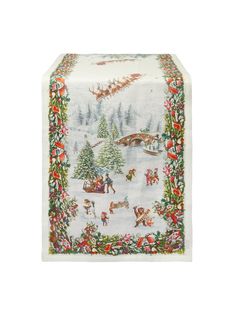 Noel Woodland Christmas Table Runner Weston Table Woodland Christmas Table, Woodland Christmas, Christmas Table Runner, Flour Sack Towels, Modern Life, Christmas Table, In The Woods, Christmas Spirit, Table Runner