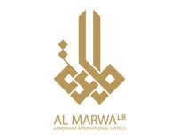 the logo for al marwa, an arabic international hotel and spa in los angeles