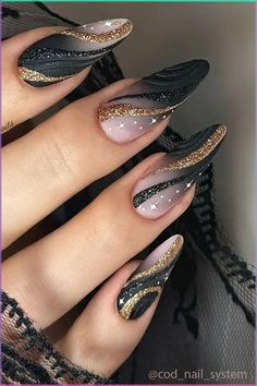 Stunning Winter Nail Art Designs to Try in 2024 | valentines nails|valentines day nails|january nails|january nail designs|old money nails|unique acrylic nails|nail ideas|pink nails|winter nails|christmas nails|nail ideas|nails acrylic|valentines nails|valentines day nails|manicure at home | nail ideas| nail designs| nails 2024 trends| nails acrylic| nail art| nails|курс по маникюру| маникюр обучение| ищу модель на маникюр| курсы маникюра| дизаин маникюра|# маникюр, #педикюр, #ногти, #nails, #стильные ногти Nail Art Glitter, Fancy Nails Designs, Gold Nail, Blush Nails, Glamorous Nails, Black Nail Designs, Winter Nail Art, New Year's Nails, Glitter Nail Art