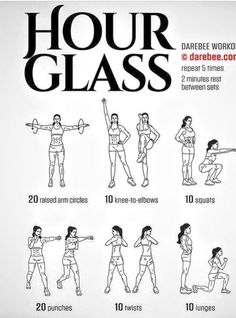 Darebee Workout, Gym Workout Routine, Hourglass Figure Workout, Hourglass Workout, Mini Workouts, Arm Circles, Diet Plans For Women, Body Workout At Home, Body Workout Plan