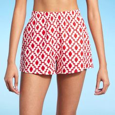 Women's Pull-on High Waist Cover Up Shorts - Shade & Shore™ : Target Summer Beach Bottoms Short Length, Bottoms With Built-in Shorts For Summer Vacation, Relaxed Fit Bottoms With Built-in Shorts For Beach, White Bottoms With Built-in Shorts For Summer Outings, Beachy Bottoms With Built-in Shorts For Warm Weather, Beachwear Bottoms For Warm Weather Vacation, Summer Beachwear Bottoms For Summer Outings, Lightweight Casual Bottoms For Vacation, Casual Lightweight Bottoms For Vacation