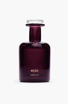 a bottle of musk on a white background