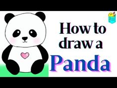 how to draw a panda with easy step by step instructions for kids and beginners