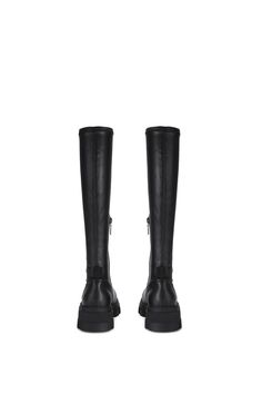 This Carvela Explorer knee high boot is crafted from a black leather alternative. The boot reaches just below the knee. The back of the ankle features a branded woven pull tab and there is a gunmetal zip on the inner side. Evening Trousers, Cold Weather Outfits, Boots Knee, Sunglasses Sale, Sunglasses Shop, Boots For Sale, Party Shoes, Jeans For Sale, Pull Tab