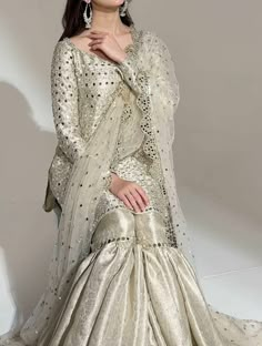 https://www.eads.pk?reference=alenashahbaz Nikkah Brides, Pakistan Dress, Trendy Outfits Indian, Traditional Indian Dress, Muslim Outfits Casual, Stitching Dresses, Indian Saree Blouses Designs