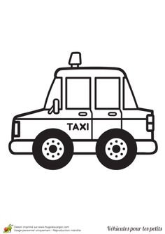 a black and white drawing of a truck with wheels on the front, side view