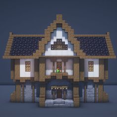 an image of a house made out of lego blocks