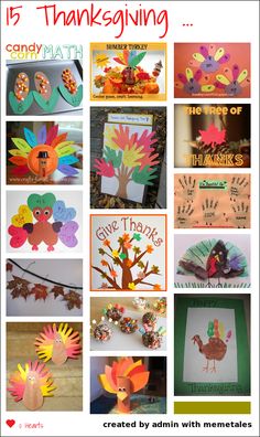 thanksgiving crafts and activities for kids to make