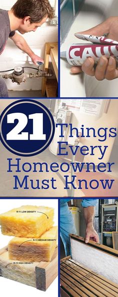 the cover of 21 things every homeowner must know