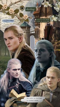 a collage of the characters in game of thrones