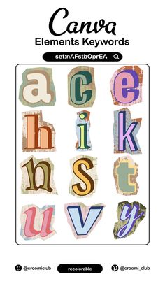 letter, cutout, ransom, note, scrapbook, journal, magazine, zine, diy, newspaper, typography, aesthetic, trendy, collage, alphabet, font, typeface, cute, number, Canva Stickers, Canva Keywords, Canvas Learning, Canva Element, Canva Elements, Needle Punch, Profile Page, Cartoon Jokes