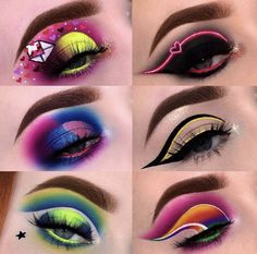 Makeup Crazy, Disney Eye Makeup, Crazy Eye Makeup, Eye Makeup Looks, Make Up Inspiration, Smink Inspiration, Beautiful Eye Makeup