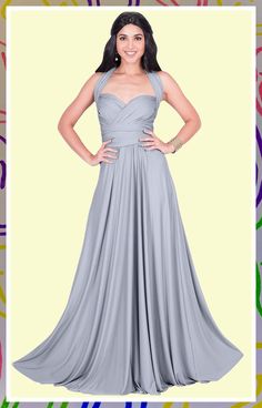 KOH Bridesmaid Multi Way Convertible Transformer Cocktail Maxi Dress, Maxi Dress Cocktail, Dresses Ideas, Women Dresses, Convertible, Formal Dresses Long, One Shoulder, Prom Dresses, Prom