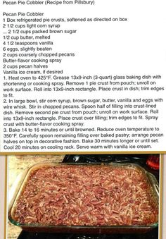 the recipe for this casserole is shown