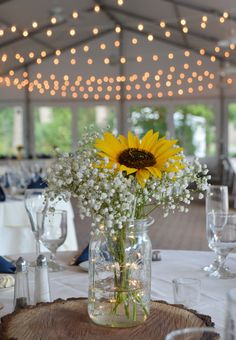 a vase filled with flowers on top of a table