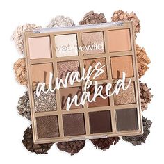 wet n wild Always Naked Palette, Nude Neutral Eye Makeup, Blendable, Warm And Cool Nude Pigments, Matte, Shimmer, Glitter, Creamy Smooth Wet N Wild Eyeshadow, Neutral Eye Makeup, Glitter Shadow, Neutral Eyes, Lip Scrubs, Glitter Pigment, Etude House, Jeffree Star