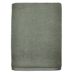 a light green towel on a white background