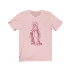 Virgin Mary T shirt, Catholic t shirt, Catholic Apparel, Catholic tee shirts, religious t shirts, Ca Catholic Jokes, Catholic Clothing, Catholic Shirt, Catholic Tshirts, Mexican T Shirts, Jesus Tees, Biblical Art, Comfy Fits, Shirt Ideas