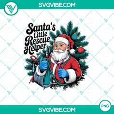 santa's little rescue keeper svg file