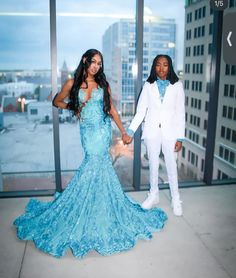 Prom Dates Couples, Prom Dates, Prom Dress Inspo, Prom Couples, Prom Inspiration, Light Blue Prom Dress, Sparkly Prom Dresses, Gorgeous Prom Dresses