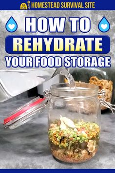 how to rehydraate your food storage