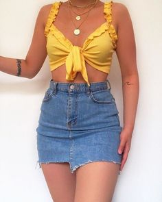 Looks Chic, Cute Summer Outfits, Summer Fashion Outfits, Girly Outfits, Teen Fashion Outfits, Looks Vintage, Cute Casual Outfits, Cute Fashion, Daily Outfits