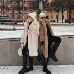 FREE SHIPPING ON ALL ORDERS OVER $50 | 100% SATISFACTION GUARANTEED Click "ADD TO CART" To Get Yours Now | Up To 60% OFF✨ Stay Stylish and Warm this WinterEmbrace the winter season with elegance and warmth in Arimonz Women Faux Rabbit Fur Coat. This luxurious Winter Long Overcoat features an oversized lapel, a chic belted waist, and is made from soft faux rabbit fur. Perfect for adding a touch of elegance to your winter wardrobe, it’s both comfortable and chic. Features: 📌 Provides excellent co Nyc Winter Outfits, Winter Mode Outfits, New York Outfits, Rabbit Fur Coat, Long Overcoat, Snow Outfit, Women Overcoat, Cardigan Sweater Jacket, Belted Coat