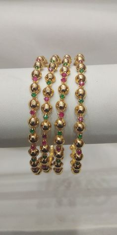 Fancy Bangles, Solid Gold Bangle, Reduce Hips, Modern Gold Jewelry, Latest Mehndi, Pearl Jewelry Wedding