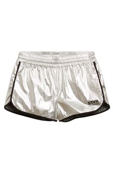 Color: Silver Elasticated waist Marathon logo on the front Main material: 100% polyamide Made in Italy PLEASE NOTE ALL SALE ITEMS ARE FINAL SALE Marathon Logo, Star W, Silver Fabric, Ulla Johnson, Sale Items, Final Sale, Valentine Day Gifts, Austin, In Italy