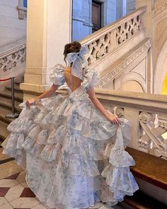 Ballgown Aesthetic, Ruffle Dress Wedding, Fairytale Ballgown, Dresses Fairytale, Fantasy Ball, Angelic Beauty, Poofy Dress, Fairytale Gown, Fairytale Aesthetic