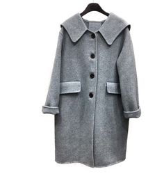 Product Description: This is a handmade cashmere coat high grade fabric,cashmere fabric.also could be custom made with any size and other colors,please feel free to contact with me if you want custom it. Material: wool 80%- 90% Size: S: Bust : 102 cm shoulder:51cm Sleeve:50cm Length:95 cm M: Bust : 108cm shoulder:52cm Sleeve: 51 cm Length: 95 cm L: Bust :114cm shoulder:54cm Sleeve:53 cm Length:95 cm L: Bust :120 cm shoulder:54cm Sleeve:53 cm Length:95cm Winter Sweater Coat With Lapel Collar, Solid Cashmere Long Coat, Solid Color Long Cashmere Coat, Gray Single-breasted Wool Coat With Lapel Collar, Gray Wool Single-breasted Outerwear, Winter Wool Coat With Lapel Collar For Cold Weather, Single Breasted Cashmere Long Coat, Gray Wool Coat With Lapel Collar For Winter, Luxury Single Breasted Wool Coat With Long Sleeves