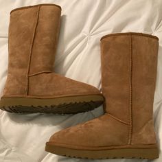 Ugg Boots Tall Chestnut Color Never Been Worn At All Size 7 ->. These Are New People Please Don’t Low Ball .. Your Feet Will Appre You ! Tall Ugg, Tall Uggs, Ugg Boots Tall, Ugg Classic Tall, Boots Tall, Shoes Ugg, Chestnut Color, Ugg Classic, Dream Shoes