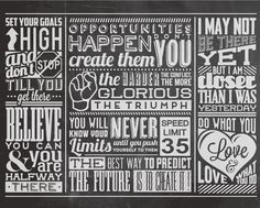 a black and white poster with some words on it's back side that says, i love you