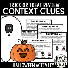 a halloween activity for kids with text and pictures