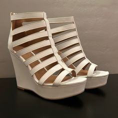 White Charlotte Russe Gladiator Wedges. Never Worn Too Big For Me. Open To Reasonable Offers. Comes From Pet And Smoke Free Home Gladiator Wedges, Shoes White, Womens Shoes Wedges, Charlotte Russe, Wedges, Color White, Women Shoes, Pet, Full Service