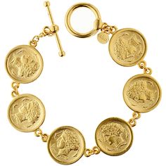 Arethusa Coin Link Bracelet - Bracelets - Jewelry - The Met Store Gold Coin Bracelet, Gold Coin Jewelry, Gold Coin Necklace, Coin Bracelet, Classy Jewelry, Gold Coin, Fabulous Jewelry, Girly Jewelry