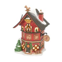 North Pole Series: North Poles Finest Wooden Toys sparkle-castle Back To School Kids, Holiday Village, Light Building, October 2022, Department 56, Children's Toys, Christmas House, Outdoor Toys, North Pole