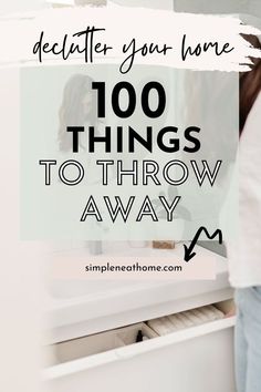 If you need some easy decluttering inspiration, this list of 100 things to declutter will help! This decluttering list is organised room-by-room so you can work your way through and at the end of it, you’ll have a clutter-free, more organised home. If you’d like to simplify your life and declutter your home but the idea of decluttering your whole house at once feels too overwhelming, you might like this list of 100 things to get rid of today to declutter your home. Beige Room Decor, Decluttering List, 2024 Living Room, Organization By Room, Decluttering Checklist, Things To Declutter, Organised Home, Home Decluttering, Hotel Toiletries