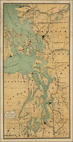 an old map of the lake