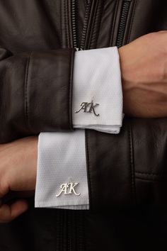 These stunning Handmade Personalized Cufflinks are the perfect way to show that special someone you care. They make a great gift for groomsmen, dads, boyfriends, and anniversaries, and are sure to be treasured for years to come. Crafted from high-quality stainless steel and available in gold, silver, and rose gold color, these cufflinks will make a statement. Personalized Groomsmen Cufflinks - Custom Cuff Links - Groom Wedding Cufflinks - Groomsmen gift - Initials Cufflinks - Father gift- Costom Personalised Cufflinks Wedding, Elegant White Cufflinks For Wedding, Formal Initials Cuff Jewelry, Formal Cuff Jewelry With Initials, Classic Cuff Wedding Jewelry, Customizable Cufflinks For Formal Occasions On Father's Day, Luxury Adjustable Cufflinks For Wedding, Silver Cufflinks For Wedding, Luxury Adjustable Wedding Cufflinks