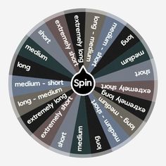 a spinning wheel with the words spin written in different languages