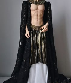 Men Body Jewelry, God Outfits Design Male, Egyptian Clothing, Sequin Cape, Egyptian Fashion, Still Alive, A Wedding Dress, Man Fashion, Bride Look