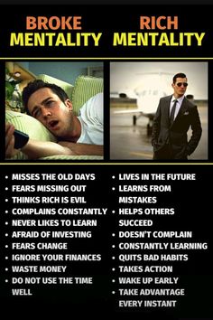 a poster with the words mentality and an image of a man in a suit